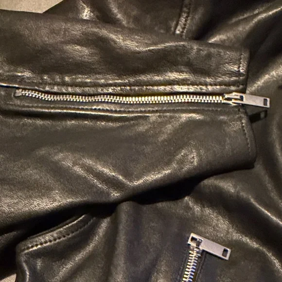 Leather Moto Jacket - Picture 6 of 8